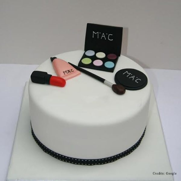 Fondant Birthday Cakes Makeup Kit Cakes In Pune For Woman