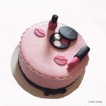 Makeup design cake pune