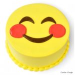 Happy Face Emoji Cake - Adult Cakes Pune
