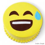 Happy Sweat Face Cake - Adult Cakes Pune