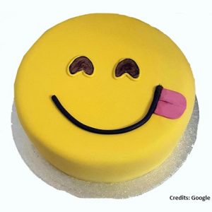 Hungry Face Emoji Cake - Adult Cakes Pune