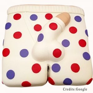 Penis in Polka Dots Underwear - Adult Cakes Pune