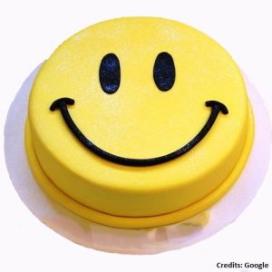 Smiling Face Emoji Cake - Adult Cakes Pune