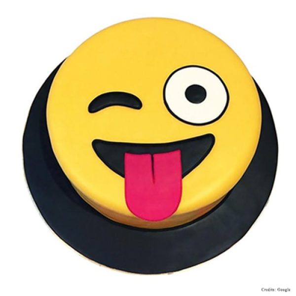 Winking Face Emoji - Adult Cakes Pune